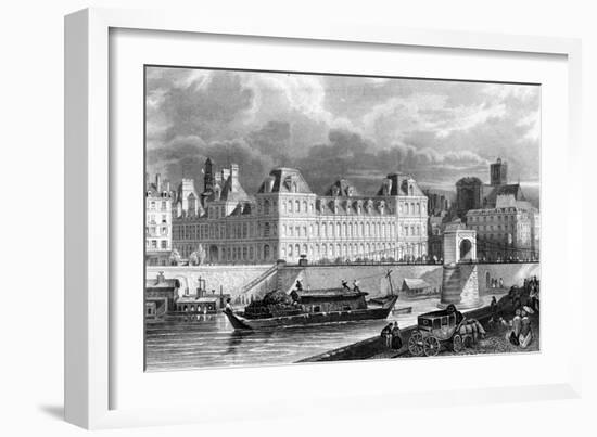 Paris, France - Hotel de Ville-B. Metzeroth-Framed Art Print