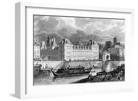 Paris, France - Hotel de Ville-B. Metzeroth-Framed Art Print