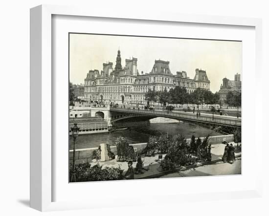 Paris, France - Hotel de Ville-null-Framed Art Print