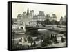 Paris, France - Hotel de Ville-null-Framed Stretched Canvas