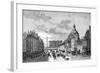 Paris, France - La Bastille from Faubourg-Saint-Antoine-A. Renarx-Framed Art Print