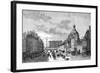 Paris, France - La Bastille from Faubourg-Saint-Antoine-A. Renarx-Framed Art Print