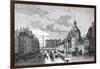 Paris, France - La Bastille from Faubourg-Saint-Antoine-A. Renarx-Framed Art Print