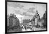 Paris, France - La Bastille from Faubourg-Saint-Antoine-A. Renarx-Framed Art Print