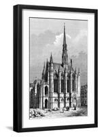 Paris, France - La Sainte Chapelle-null-Framed Art Print