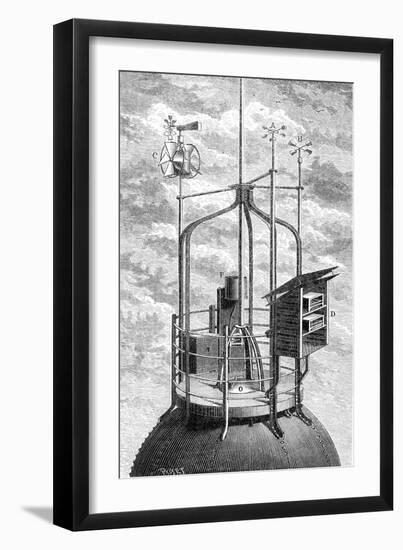 Paris, France - La Tour Eiffel, Observatory on Top-null-Framed Art Print