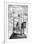 Paris, France - La Tour Eiffel, Observatory on Top-null-Framed Art Print