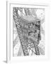 Paris, France - La Tour Eiffel, Otis Elevator-null-Framed Art Print