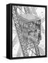 Paris, France - La Tour Eiffel, Otis Elevator-null-Framed Stretched Canvas