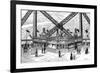 Paris, France - La Tour Eiffel, Printing House Figaro-R. Liboris-Framed Premium Giclee Print