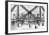 Paris, France - La Tour Eiffel, Printing House Figaro-R. Liboris-Framed Art Print