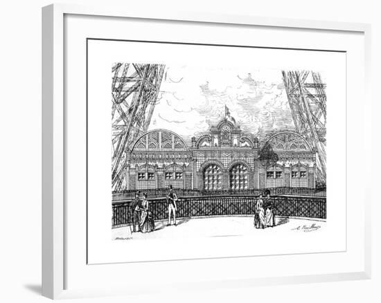 Paris, France - La Tour Eiffel, Restaurant on the 1st Level-null-Framed Giclee Print