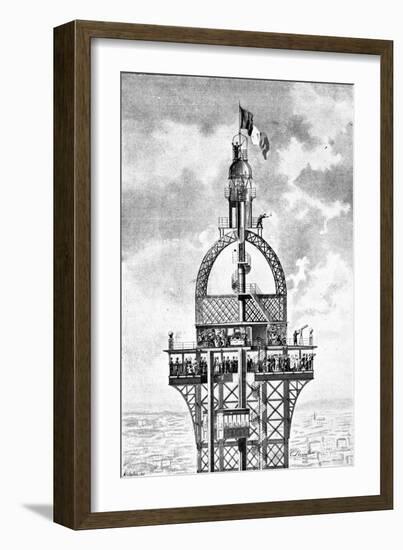 Paris, France - La Tour Eiffel-null-Framed Art Print