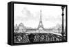 Paris, France - La Tour Eiffel-Gaston Coindre-Framed Stretched Canvas