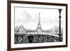 Paris, France - La Tour Eiffel-Gaston Coindre-Framed Premium Giclee Print