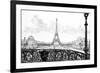 Paris, France - La Tour Eiffel-Gaston Coindre-Framed Premium Giclee Print