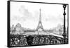 Paris, France - La Tour Eiffel-Gaston Coindre-Framed Stretched Canvas