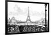 Paris, France - La Tour Eiffel-Gaston Coindre-Framed Art Print