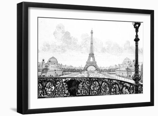 Paris, France - La Tour Eiffel-Gaston Coindre-Framed Art Print