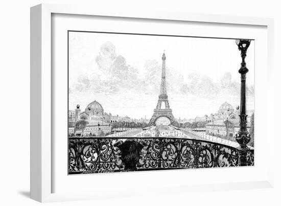 Paris, France - La Tour Eiffel-Gaston Coindre-Framed Art Print