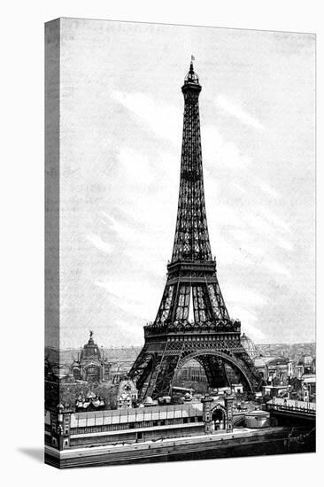 Paris, France - La Tour Eiffel-H. Thiriat-Stretched Canvas