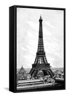 Paris, France - La Tour Eiffel-H. Thiriat-Framed Stretched Canvas