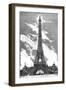 Paris, France - La Tour Eiffel-null-Framed Art Print