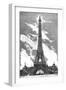 Paris, France - La Tour Eiffel-null-Framed Art Print