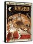 Paris, France - Le Reve Ballet Performance Opera House Promo Poster-Lantern Press-Framed Stretched Canvas