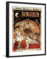 Paris, France - Le Reve Ballet Performance Opera House Promo Poster-Lantern Press-Framed Art Print