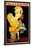 Paris, France - Loie Fuller at the Folies-Bergere Theatre Promo Poster-Lantern Press-Framed Art Print