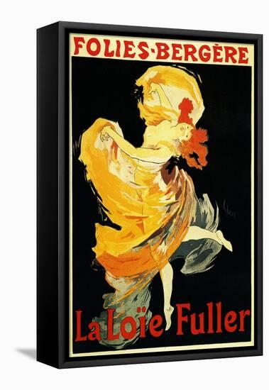 Paris, France - Loie Fuller at the Folies-Bergere Theatre Promo Poster-Lantern Press-Framed Stretched Canvas