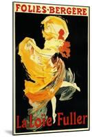 Paris, France - Loie Fuller at the Folies-Bergere Theatre Promo Poster-Lantern Press-Mounted Art Print