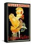 Paris, France - Loie Fuller at the Folies-Bergere Theatre Promo Poster-Lantern Press-Framed Stretched Canvas