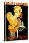 Paris, France - Loie Fuller at the Folies-Bergere Theatre Promo Poster-Lantern Press-Stretched Canvas