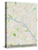 Paris, France Map-null-Stretched Canvas