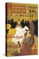 Paris, France - Moulin Rouge La Goulue Valentin le Desosse Poster-Lantern Press-Stretched Canvas