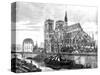 Paris, France - Notre-Dame-Felix Thorigny-Stretched Canvas