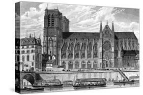 Paris, France - Notre-Dame-J. Harvill-Stretched Canvas