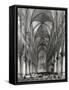 Paris, France - Notre-Dame-J. Woods-Framed Stretched Canvas