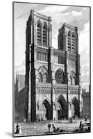 Paris, France - Notre-Dame-J. Tingle-Mounted Art Print