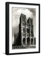 Paris, France - Notre-Dame-B. Winkles-Framed Art Print