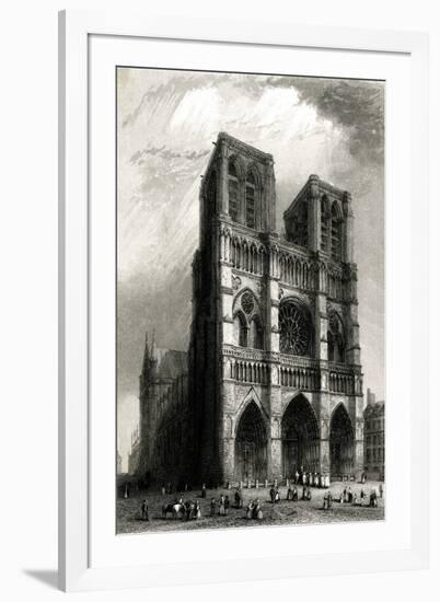 Paris, France - Notre-Dame-B. Winkles-Framed Art Print