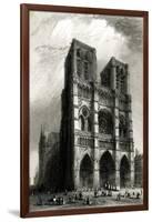 Paris, France - Notre-Dame-B. Winkles-Framed Art Print