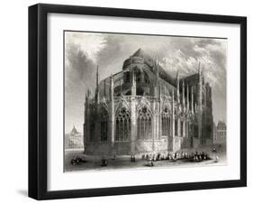 Paris, France - Notre-Dame-B. Winkles-Framed Art Print