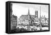 Paris, France - Notre-Dame-Mlle Chevallier-Framed Stretched Canvas