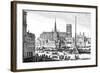 Paris, France - Notre-Dame-Mlle Chevallier-Framed Art Print