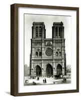 Paris, France - Notre-Dame-null-Framed Art Print