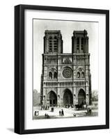 Paris, France - Notre-Dame-null-Framed Art Print