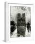 Paris, France - Notre-Dame-null-Framed Art Print